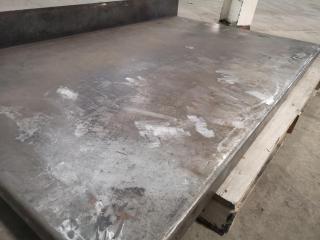 6mm Thick Steel Plate Workbench Top