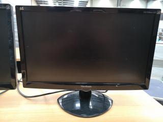 2x ViewSonic 19"" LED Computer Monitors