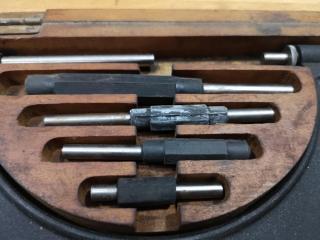 Imperial Scale Outer Micrometer, 2" to 6" Size