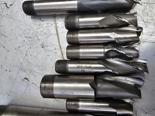 Large Lot of Milling Cutters 