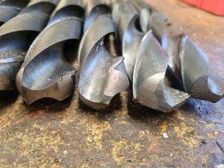 7 Large Morse Taper Drill Bits 