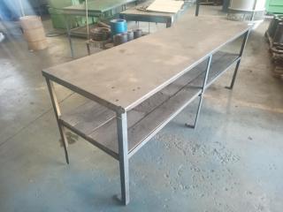 Long Steel Workbench