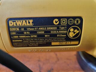 DeWalt Corded 125mm Angle Grinder, New