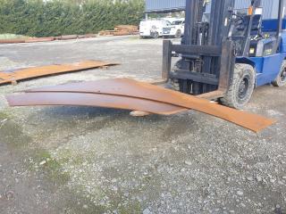 2 Large Sheets 12mm Plate Steel