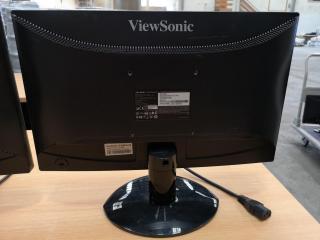 2x ViewSonic 19"" LED Computer Monitors