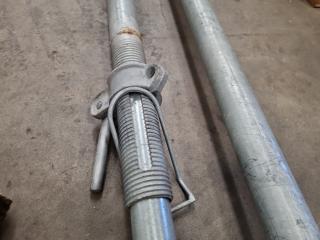 2x Adjustable Construction Wall Bracer Bars