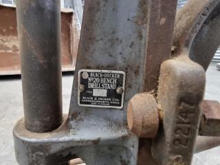 Antique Black & Decker No 20 Bench Drill Stand (Type B)