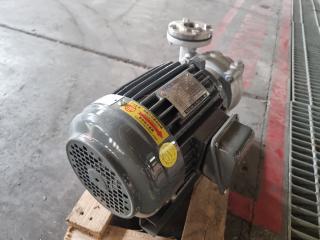 Teco 3 Phase Induction Motor w/  Chung Chuan Water Pump attached