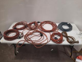 8 Extension Leads (Assorted Lengths)