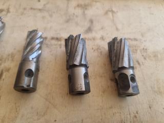 6 Assorted Size Annular Cutters