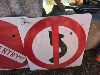 7 x Road Works Signs 