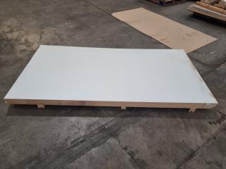 6 x Puregrain MDF Panels (2440x1220mm x 18mm) Snowdrift White