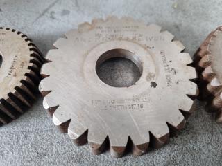 4 x Gear Shaper Cutters