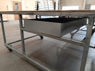 Steel Framed Mobile Workbench