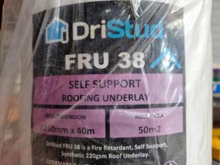 DriStud FRU 38 Self Support Roofing Underlay, 1250mm x 40m
