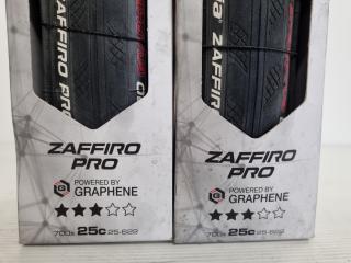 2x  Zaffiro Pro 700x25C Bike Tyres