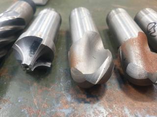 6 x Large Milling Machine Cutters