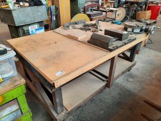 Large Mobile Workshop Table