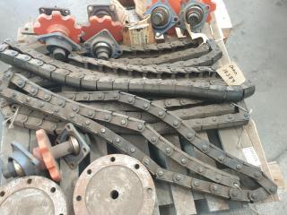 Pallet of Chain and Sprockets