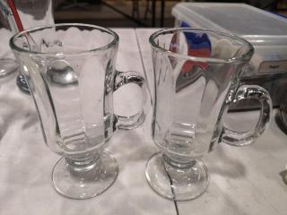 21x Assorted Glass Water Pitchers, Mugs