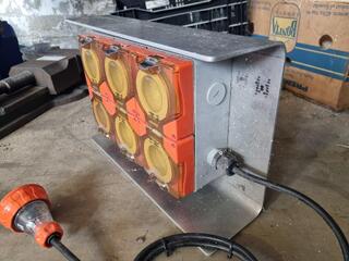 6-Plug 10A, 250V Single Phase Custom Made Power Board
