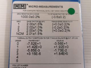 Micro Measurements Strain Gauge Chips Type 250RD, Bulk Lot