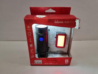 Lelumia Blast Pack Rechargeable Bicycle Light Combo