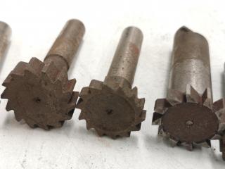 15x Assorted Milling Keyseat, T-slot & Dovetail Cutters