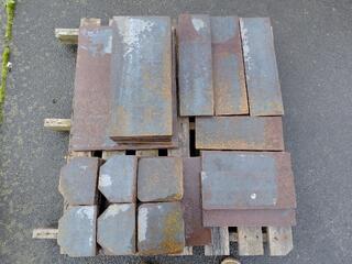 Pallet of 1" thick Steel Plates