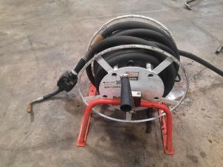 10M Oil Hose & Reel with attached Digitally Metered Nossel