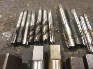 Large Lot of Whitworth Taps