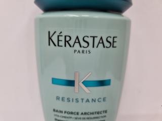 2x Kérastase Resistance Bain Force Architecte Strengthening Shampoo 250ml.