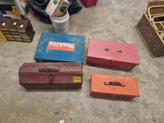 4 Assorted Tool Cases