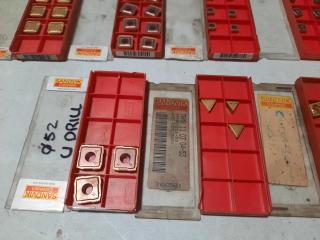 10 Partial Packs of Assorted Sandvik Coramant Milling Inserts