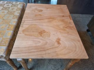 2 x Timber Tables