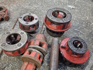 Assorted Ridgid Branded Pipe Threading Tools & Accessories