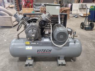Vitech Two Cylinder Workshop Compressor