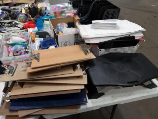 Large Lot of Assorted Office Supplies Accessories
