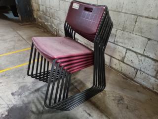 5x Stackable Chairs
