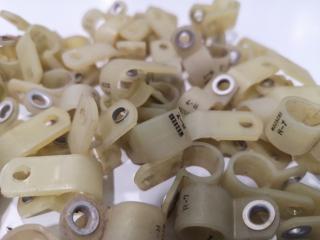 50x Aviation Plastic Loop Clamps for Wire Support Type MS25281 R7