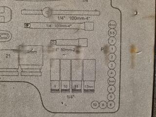 Bahco Dymamic Drive Combined Socket & Dpanner Set S87+7