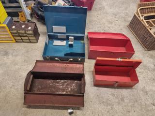 4 Assorted Tool Cases