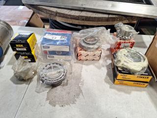 Assortment of Bearings and Adapters