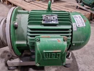 WEG 7.5kW Electric Motor w/ Centrifugal Pump