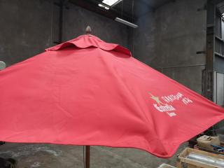 Outdoor Patio Deck Umbrella w/ Weighted Base