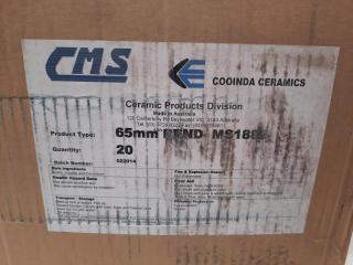 20 x CMS Cooinda 65mm Ceramic Bends