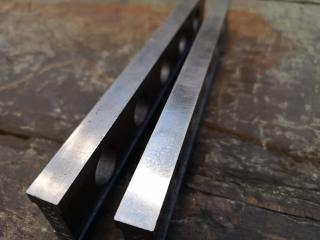 Pair of 235mm Hardened Steel Mill Parallels
