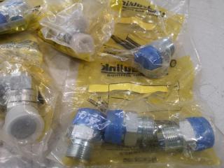 Assorted Lot of Industrial Hydraulic Fittings