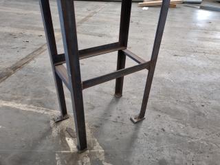 Custom Heavy Steel Small Workshop Table
