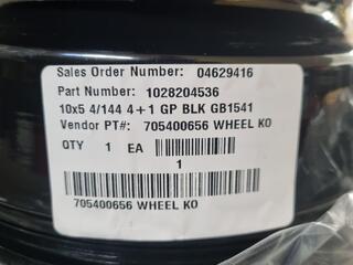 2x 285mm Diameter, 250mm wide Trailer Wheels